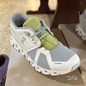 On Running Women's Sneakers - Gray and Green